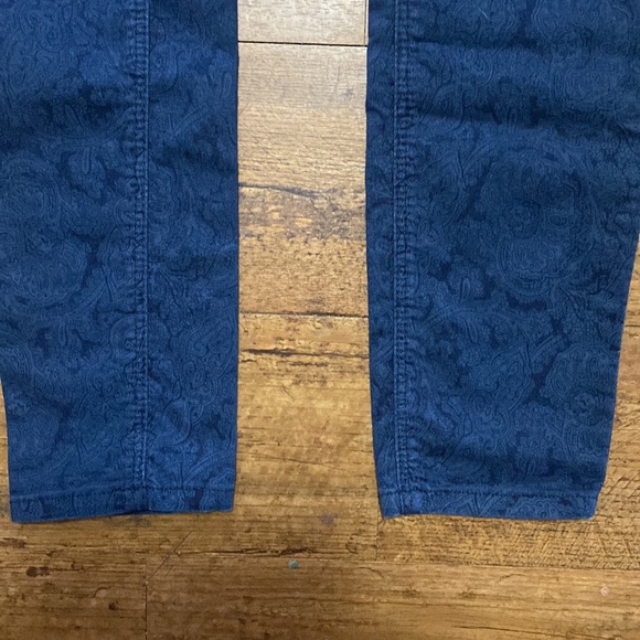 RW & Co. Paisley Printed Blue Natalie Jeggings Jeans Size Small - Picture 6 of 8
